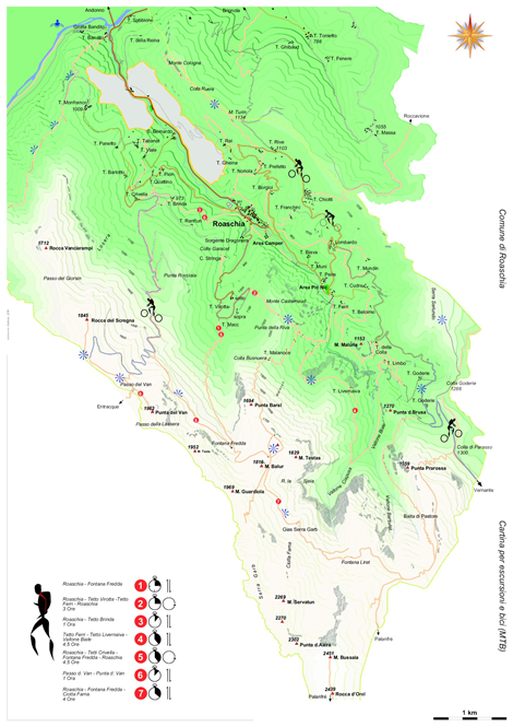 Itinerari turistici a piedi